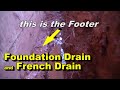 French Drain and Foundation Drainage, How to for Homeowners