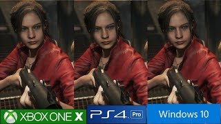 Resident Evil 2 Analysis - Early Look At Next-Gen Graphics, PS4 Pro vs Xbox One X vs PC Comparison