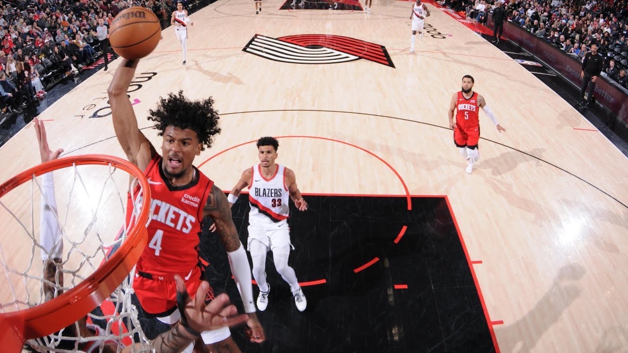 Houston Rockets Beat The Blazers Jalen Green Scores 27 Points Rockets ...