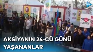 Ekoterrora qarşı aksiyanın 24-cü günü - Laçın yolundan REPORTAJ