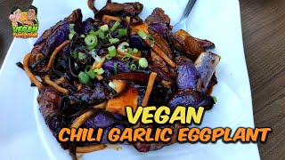 Vegan Chinese Eggplant at Grand Chinese Restaurant in Vancouver, BC | VEGAN | VEGANTWOSOME