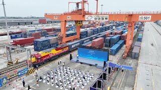 GLOBALink | New international intermodal train service launched in SW China