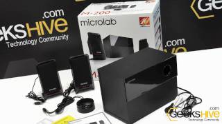 Parlantes 2.1 Microlab M200 - Review by www.geekshive.com (Español)