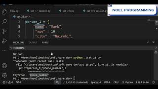 3. Handling Key-Value Errors in Python Dictionaries