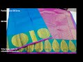 22 pure kanchipuram silk sarees with price inside video