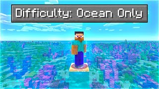 Can You Beat Minecraft In An Ocean Only World?