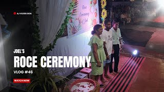 Roce Ceremony of Joel🥥|| Christmas Vibes🎄|| Vlog #46. #goanvlogger #konkanivlogger