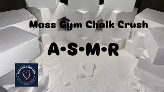 Mass Gym Chalk Crush ASMR | Soft • Crispy • Crunchy Fresh Blocks