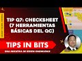 014 - Tip Q7: Checksheet (7 Herramientas básicas del QC)