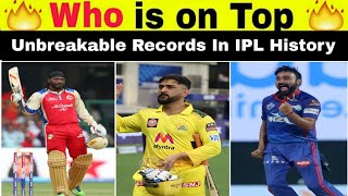 Top 5 Unbreakable Records In IPL History || #shorts