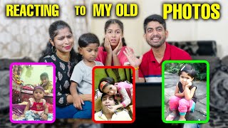 Reacting to My Childhood Photos | With Mom and Dad