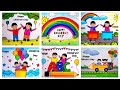 Children Day poster drawing ideas | Easy Drawing on Children's Day | Happy Children's Day Drawing