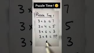 Puzzle Time 🧐 #puzzletime #basicmathematics #easymath #subscribemychannel