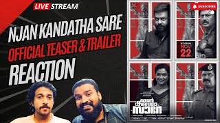 Njan Kandatha Sare - Official Teaser \u0026 Trailer Reaction | Indrajith Sukumaran, Baiju Santhosh |