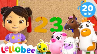 Back To School | Lellobee by CoComelon | Sing Along | Nursery Rhymes and Songs for Kids