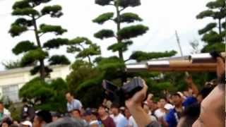 平成24年新居浜太鼓祭　山端ＶＳ東雲　東雲歓喜の瞬間