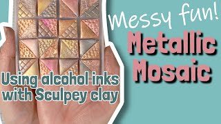 Making metallic mosaic with a Muse kit box