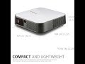 View Sonic M2e portable projector | #short | saniatv