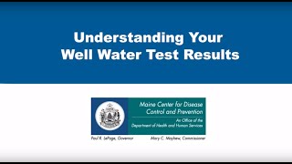 Understanding Your Well Water Test Results