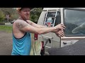 Man guts Classic Camper to build Dream Van  Unique Van Life Tour with a Bathtub!