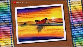 Oil pastel drawing for beginners #shorts