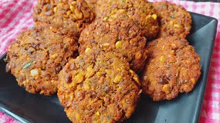 റേഷൻ കടല കൊണ്ട് നല്ല മൊരിഞ്ഞ വട ||Kadala Vada Recipe In Malayalam||Tea Time Snacks