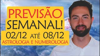 ⚠️PREVISÃO Semanal 02/12 - 08/12: Relações INTENSAS e Marte retrógrado!   | Astrologia e Numerologia