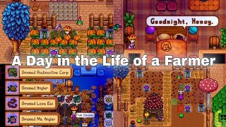 Stardew Valley | Fall Season | Meadowlands Farm | A Normal Day of a Farmer