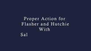 Proper Action for Flasher and Hutchie fishing Salmon