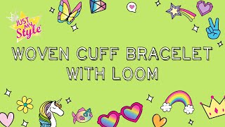 How to Make a Woven Cuff Bracelet with the Just My Style Rainbow Bracelet Maker