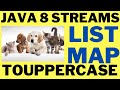 JAVA 8 STREAMS CONVERT A LIST OF STRINGS TO UPPERCASE | EXAMPLE JAVA CODE DEMO | InterviewDOT