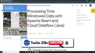 Processing Time Windowed Data with Apache Beam and Cloud Dataflow (Java) | Qwiklabs [GSP272]