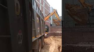 Hyva Loading By Poclain | 👍 #digging #poclain #construction #viral