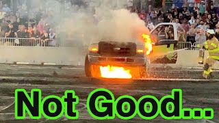 Biggest Fail Yet!! Huge Fire During our Burnout at Cleetus and Cars Bradenton!!!