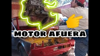 sacamos el MOTOR del 147 - instalación - acomodamos el vano