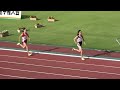 第37回東海中学校総合体育大会陸上大会　女子共通1500ｍ決勝