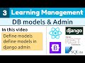 Learning Management System in Django ReactJs #3|Create django models & register in admin