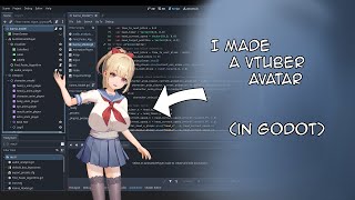 How I made a Live2D vTuber Model (and Streaming overlay) with Godot and free tools only