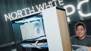 砌白色主題電腦！北歐風格 NORTH、全白大塔散、平價積木風扇、雪白 RTX 4080 Ft. KLEVV CRAS XR5 RGB | 4K【TechiCardia】[cc 中文字幕]