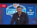 mike vrabel at the nfl combine