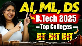💻Top AI, ML & Data Science B.Tech Colleges in India 2025 #BTech #AI #ML #DataScience #BTechColleges