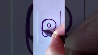 DRAWING A CARTOON BUBBLE LETTER R ✍️ | Quick And Easy Doodle Ideas | How To Draw A Bubble Letter R