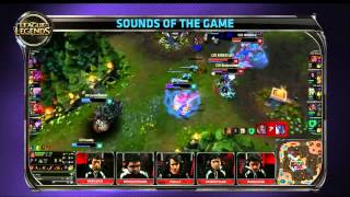Sounds of the Game: Cloud 9 vs compLexity | W1D3 S4 LCS Summer split 2014