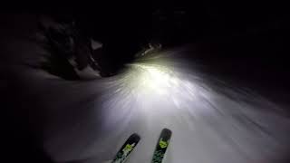 Night Couloir Skiing / Tromsø