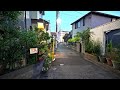 Night walk from Takenotsuka to Toneri park, Tokyo・4K HDR