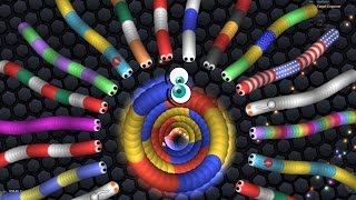 Slither.io Gameplay #1 - Over 11k mass