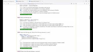 Daniel Liang Java Chapter 13 Multiple Choice Questions Part 1