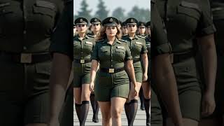 Beautiful Army Girl #army #military #short