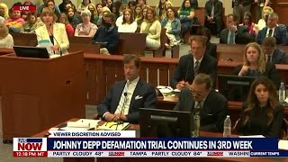 Johnny Depp trial: Amber Heard's lawyers slam witness over muffins | LiveNOW from FOX