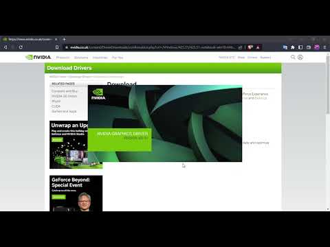 How do I download a graphics card driver without the CD?